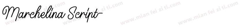 Marchelina Script字体转换